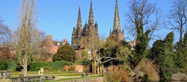 Lichfield Cathedral and Remembrance Gardens