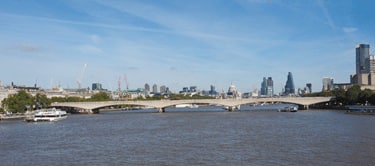 Waterloo Bridge skyline